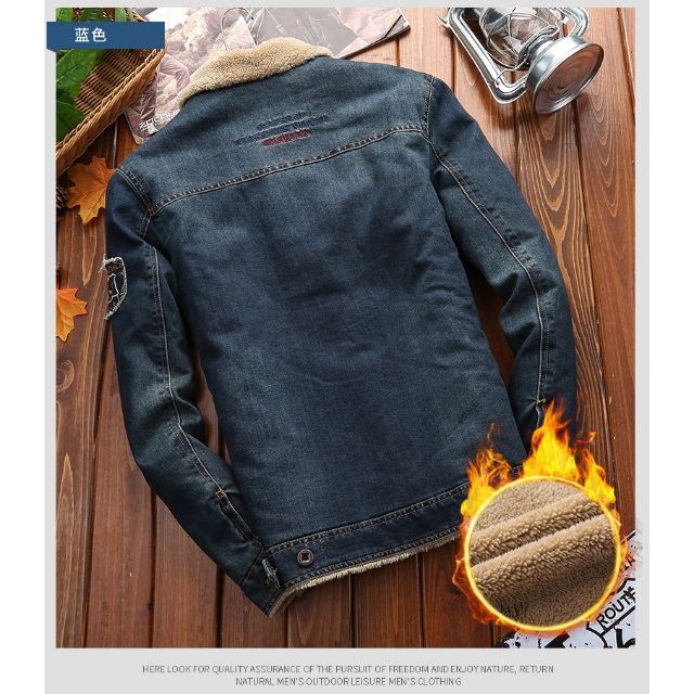 ÁO KHOÁC JEAN NAM 803-2 LÓT LÔNG ODER