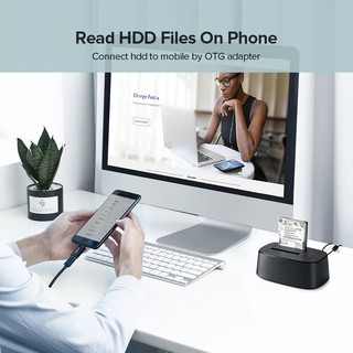 Đế ổ cứng DOCK Hdd/ssd 2 Khay SATA 2.5/3.5 Ugreen 50742