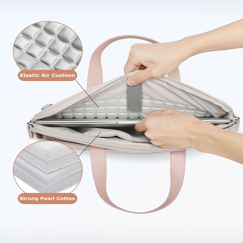 Evertoner Túi Đeo Chéo Siêu Mỏng Đựng Laptop Macbook 14 Inches 15.6-Inch