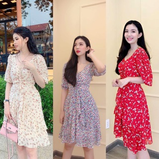 Đầm Hoa rút ngực