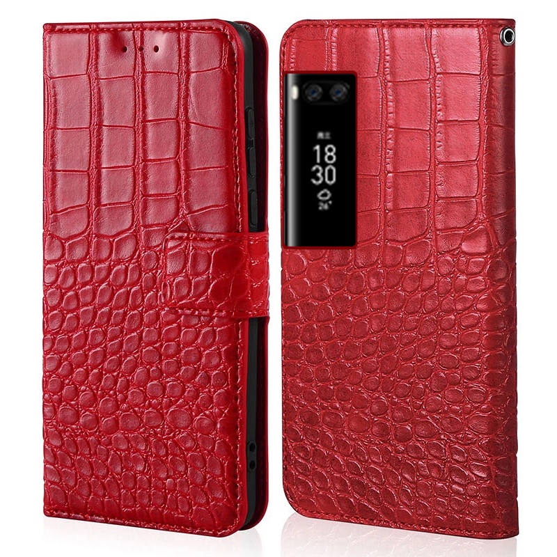 Ốp Lưng Da Cá Sấu Sang Trọng Dành Cho Meizu Pro 7 Plus / Pro7plus