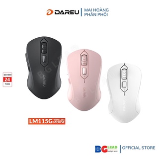 Chuột không dây DAREU LM115G wireless 2.4Ghz Black | Queen | White – Mai Hoàng phân phối và bảo hành