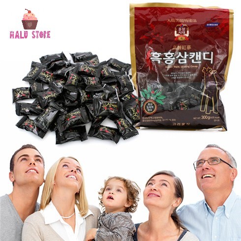 Kẹo hắc sâm Hàn Quốc gói 300gr