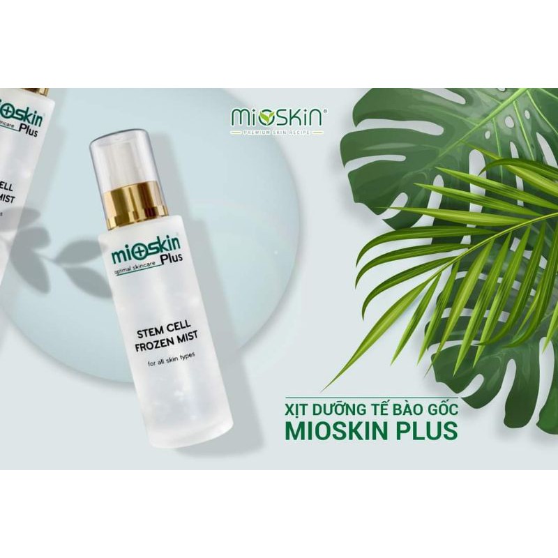 [TẶNG ÁO MƯA MIOSKIN] Xịt Dưỡng Tế Bào Gốc Mioskin Plus 100ml Tem SMS