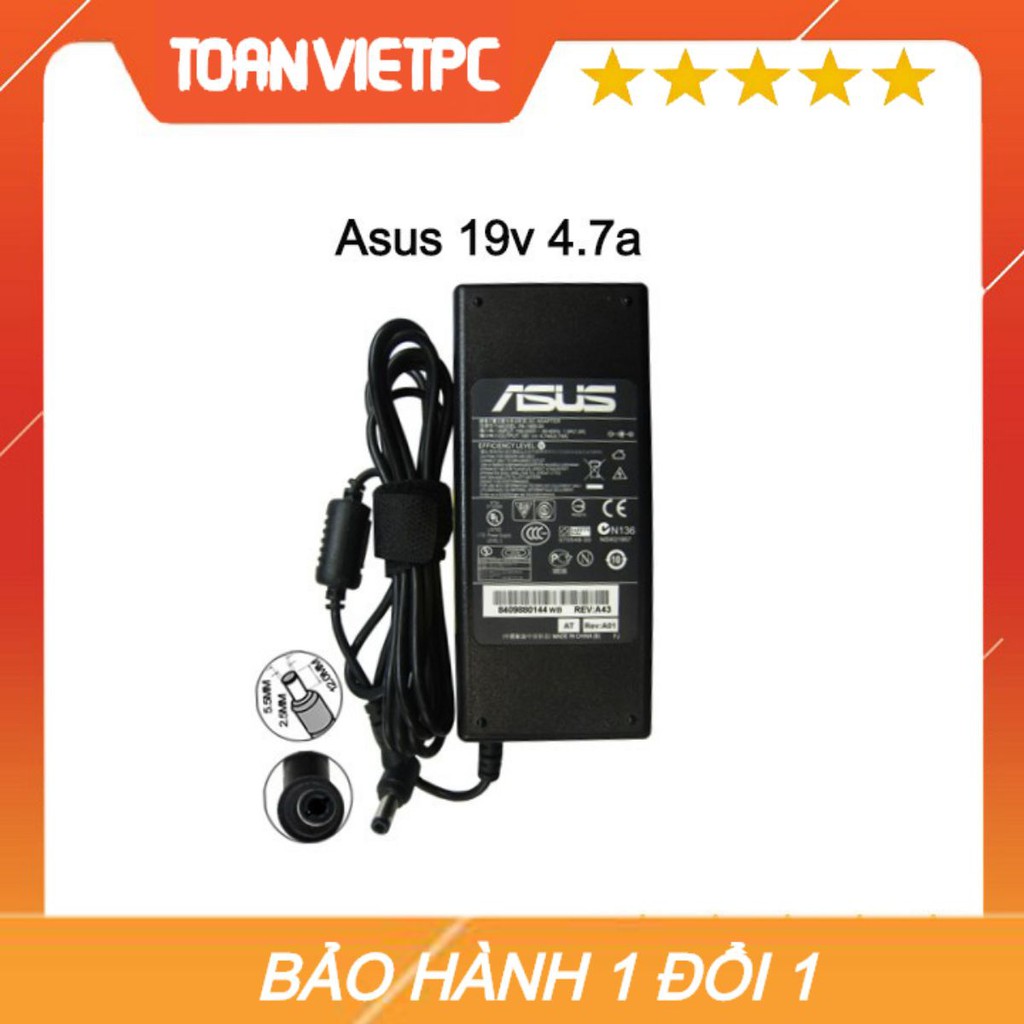 Sạc Laptop Asus 19.5V – 4.7A – 90W Kèm dây nguồn | ADAPTER Asus 19.5V – 4.7A – 90W