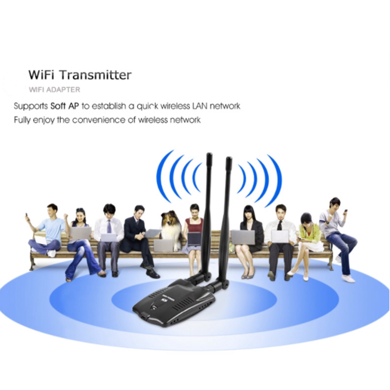 Bộ chuyển đổi ăng ten WiFi tần số cao 3000mW bt-n9100