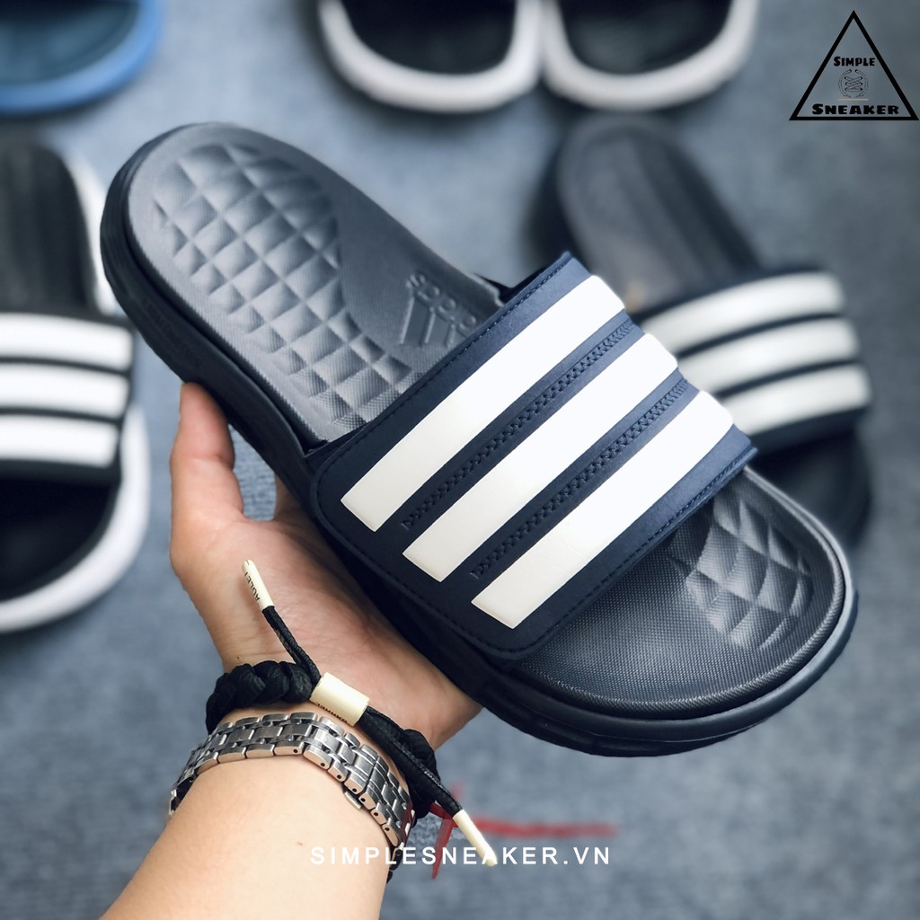 Dép Duramo Slides 🔴FREESHIP🔴 Dép Adidas Quai Dán Chính Hãng - Adidas Duramo SL Slides Chuẩn Auth FY8786