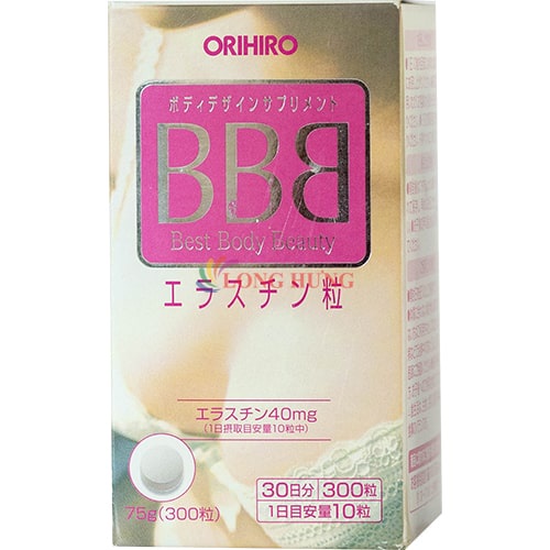 Viên uống Orihiro BBB Best Body Beauty hỗ trợ tăng vòng 1 (300 viên)