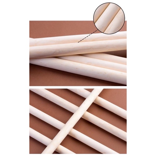 Gậy ARNIS Võ Thuật - Gậy Ngắn Đoạn - Gỗ Bạch Lạp /2,5cm
