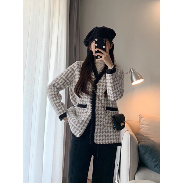 Áo dạ len viền voan siêu xinh free size dưới 65kg #aoda#aokhoac | BigBuy360 - bigbuy360.vn