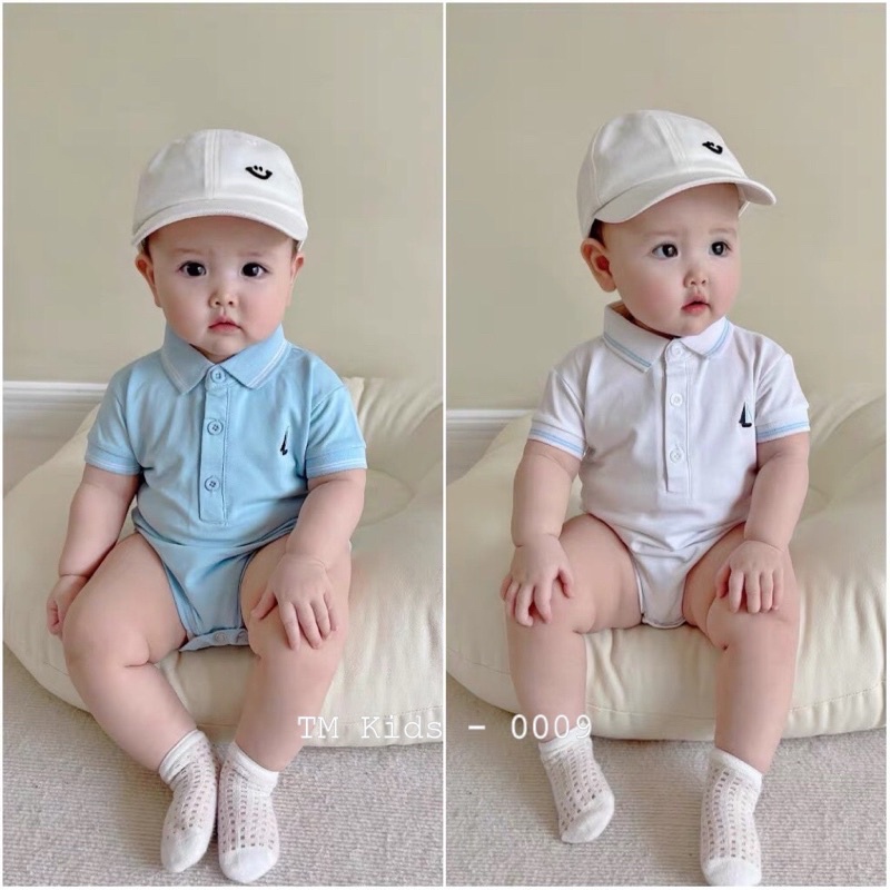 Body cho bé, body cộc tay cổ đức cho bé, bodysuit hè siêu xinh