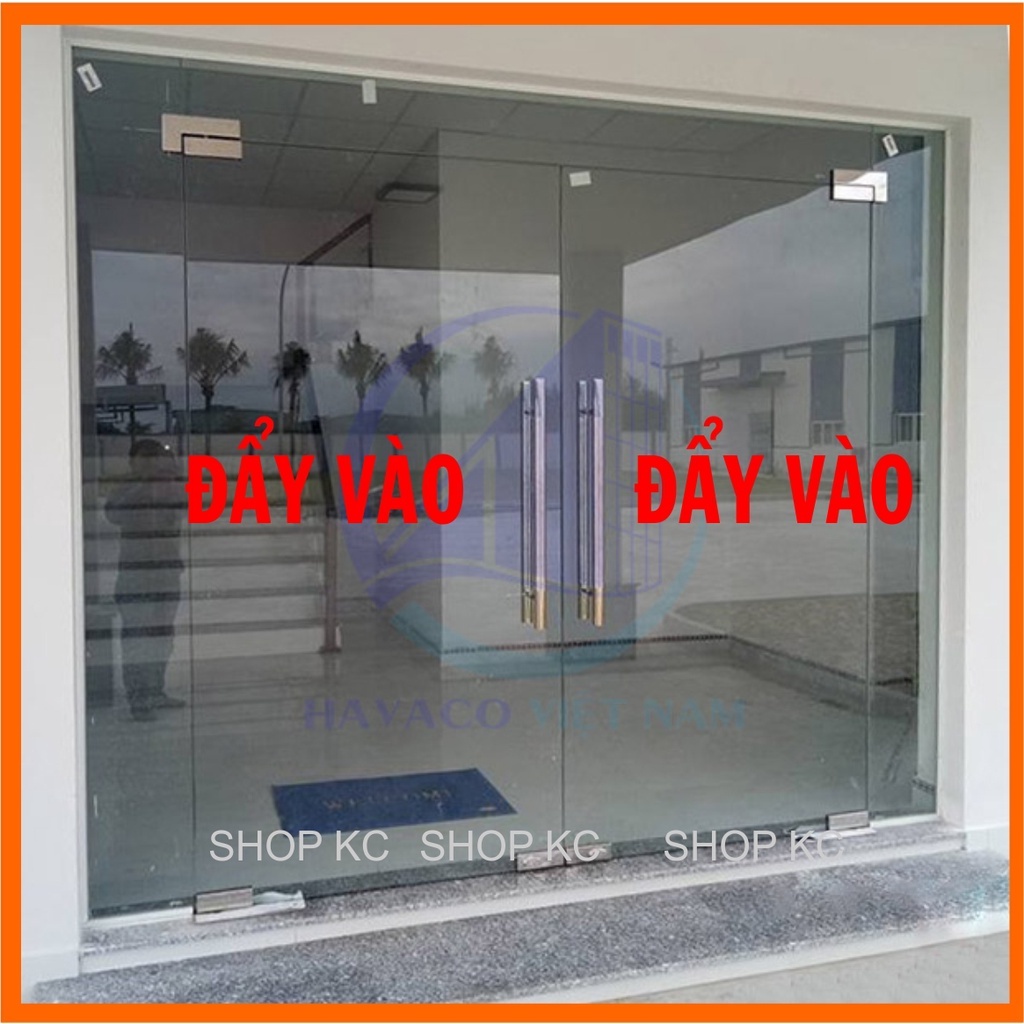 Chữ decal đẩy vào dùng dán cửa kính có nhiều màu