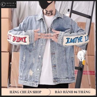 ÁO KHOÁC JEAN NAM NỮ CAO CẤP STRANGER ĐẸP SANG CHẢNH TA019