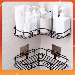 [Free Ship❤️]KỆ SẮT DÁN GÓC TƯỜNG ĐA NĂNG _ KỆ ĐỂ ĐỒ NHÀ TẮM, NHÀ BẾP DÁN TƯỜNG