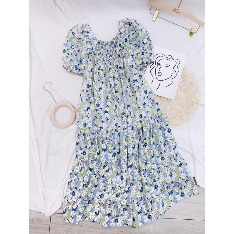 [Rẻ Vô Địch]  Nhẹ nhàng xinh tươi lắm í ;)))  Hang cao cap hot girl L1 nha ✔️ Váy hoa nhí siêu xinh