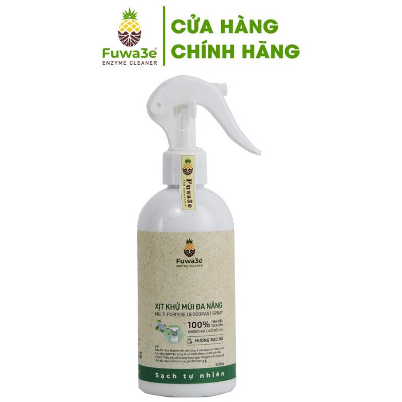 Xịt Khử Mùi Đa Năng Fuwa3e 300ml khử mùi phòng tủ quần áo xe hơi thú cưng