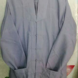 Quần áo phật tử nam mẫu la hán màu lam