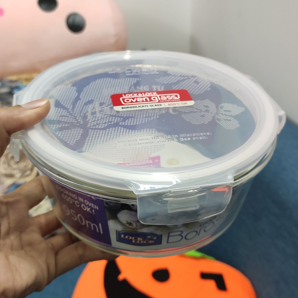 Hộp thủy tinh tròn Lock&Lock 950 ml | BigBuy360 - bigbuy360.vn