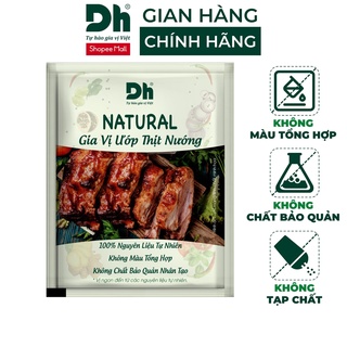 Gia vị ướp thịt nướng Natural DH Foods nêm sẵn thành phần tự nhiên gói