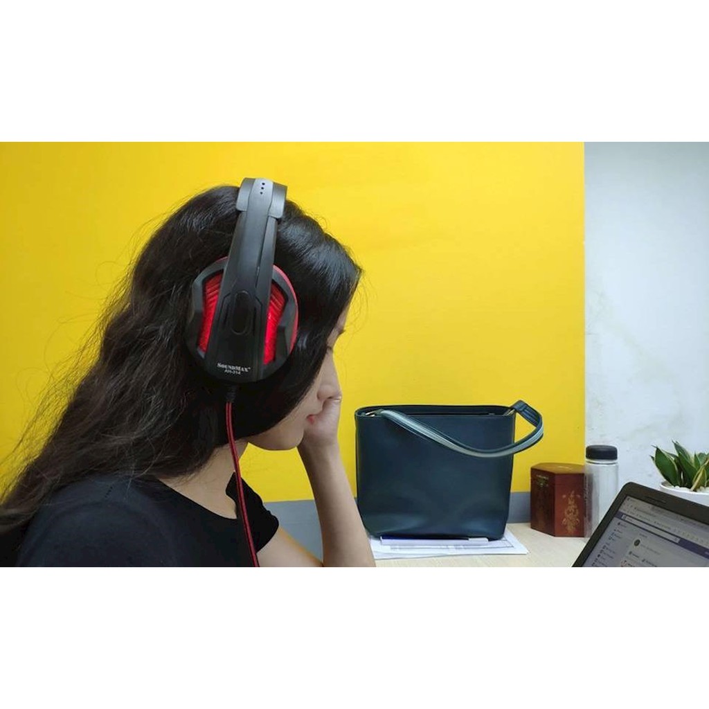 Tai nghe Sound Max AH-314: Hầm hố và phong cách không chỉ cho game thủ, giá rẻ