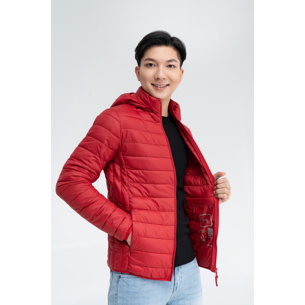 Áo phao nam YODY áo khoác siêu nhẹ có mũ tháo rời siêu nhẹ chống nước giữ ấm cơ thể - PHM4001