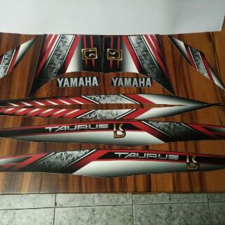 Bộ tem Yamaha Taurus màu đỏ