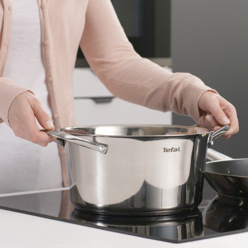 [Hàng chính hãng] Bộ nồi Inox Tefal Simpleo 3 món B907S644