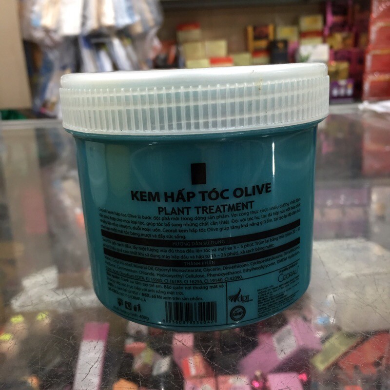 Kem Hấp Tóc CEORALI Olive Hair Treatment 450g