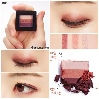 SALE Phấn mắt 3 màu Missha