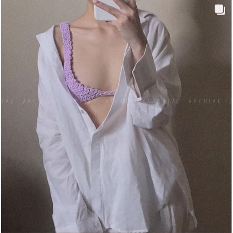 Áo bra móc len thủ công handmade