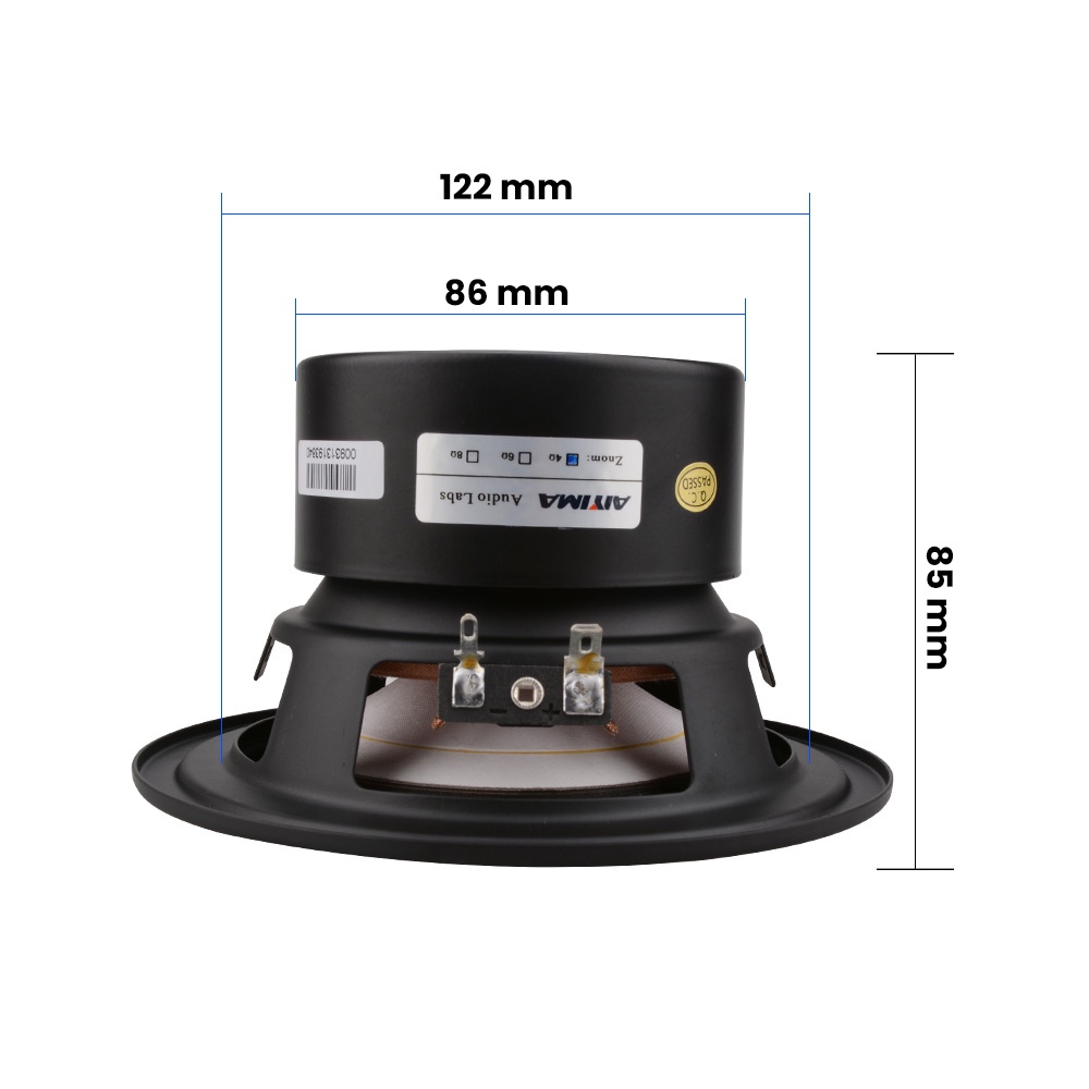 Loa AIYIMA 5.25 inch 4 8 Ohm 40W âm thanh siêu trầm chuyên dụng cho gia đình DIY