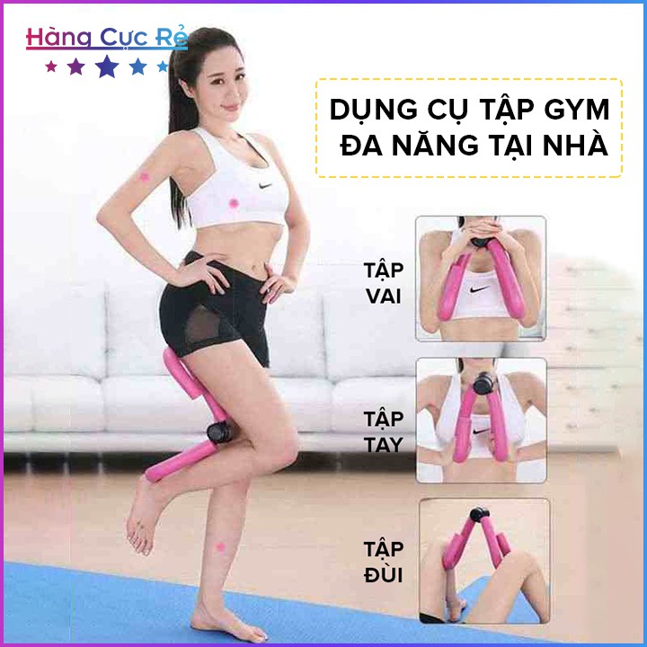 Dụng cụ tập chân, tập đùi chữ V 🤸Freeship🤸 Dụng cụ tập GYM tại nhà kháng lực tăng cơ giảm mỡ - Shop Hàng Cực Rẻ