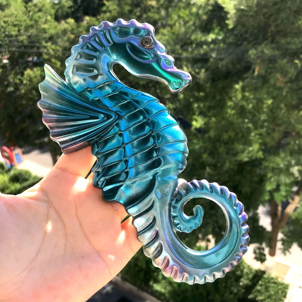 Khuôn Làm Mặt Dây Chuyền Thủ Công Hình Cá Ngựa Bằng Silicone|Khuôn Đúc Epoxy Đúc