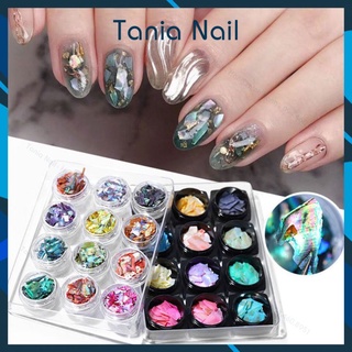Set 12 Xà Cừ Nail Vân Đá Mỏng Vân Đá SP000385