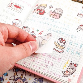 Sticker hình dán trang trí sổ cute