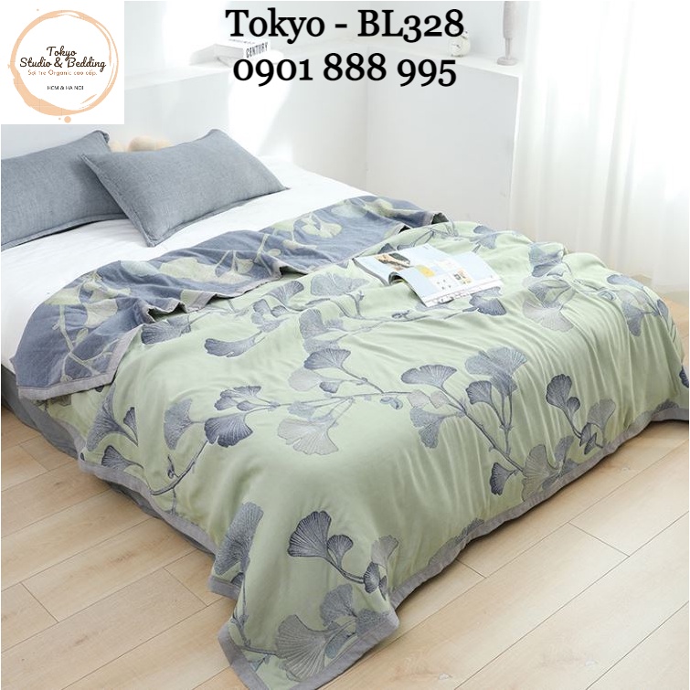 S76_Chăn Thu Xô Organic Cotton Dòng Cao Cấp