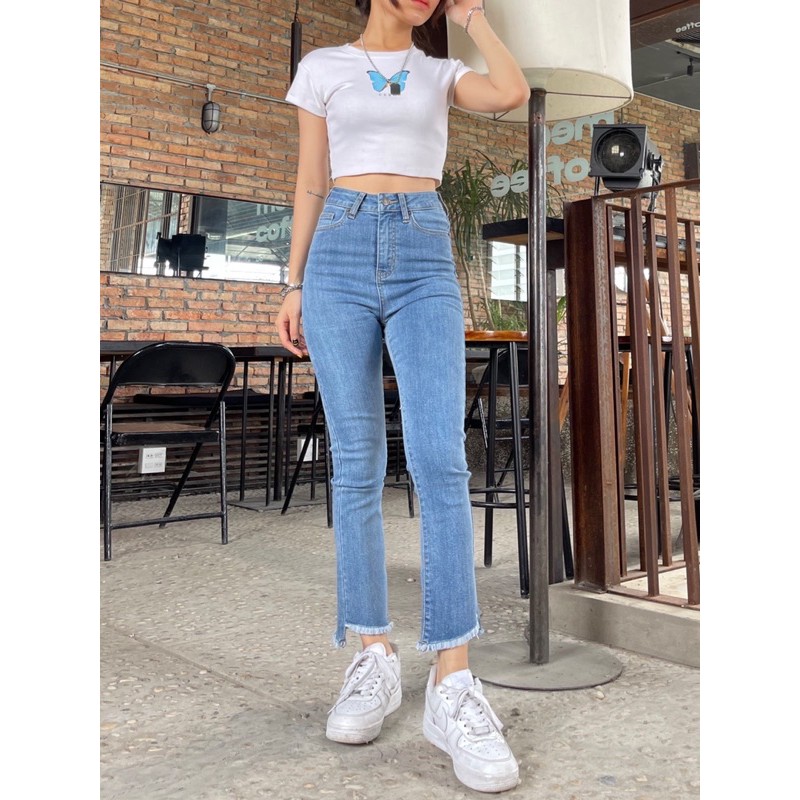 Quần loe xéo 20decemberjeans mã 1017 | BigBuy360 - bigbuy360.vn