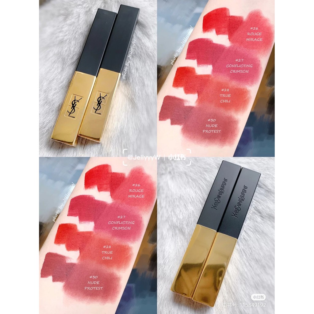 Son thỏi YSL Slim Velvet Rouge Pur Couture