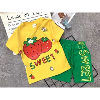đồ bộ bé gái set 3  bộ