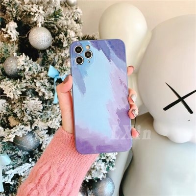 Ốp Điện Thoại Màu Nước Bảo Vệ Máy Ảnh Cho Xiaomi Redmi 9t Note 9s / 9pro Mi 10 Pro / Lite 10t Pro K30