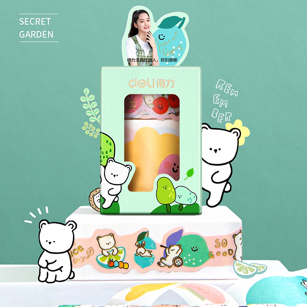 Miếng dán  Uareliffe HZ062 trang trí bàn/ sổ tay handmade sáng tạo dễ thương DIY