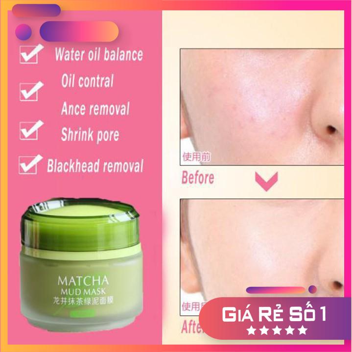Hủ  Mặt nạ trà xanh Matcha Laikou 85g