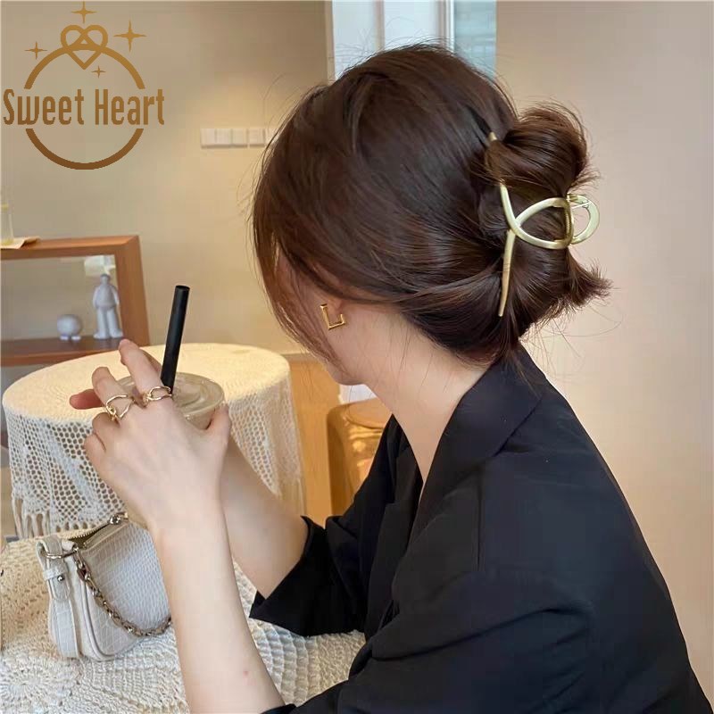Kẹp Tóc Kim Loại Phong Cách Hàn Quốc Cho Nữ