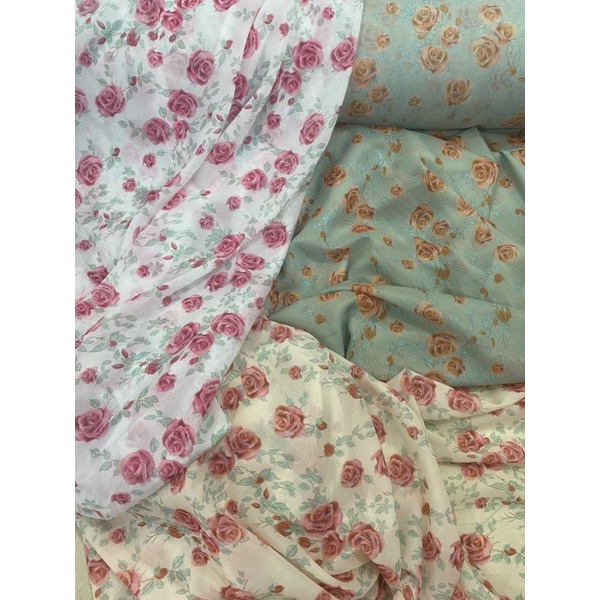 ⚡Sỉ tận gốc⚡ Vải tơ hoa xiêu xinh