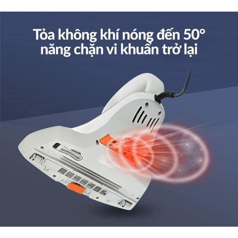 Máy hút bụi VELONIX Hàn Quốc tiệt trùng UV vệ sinh chăn ga gối đệm cho bé và cả gia đình