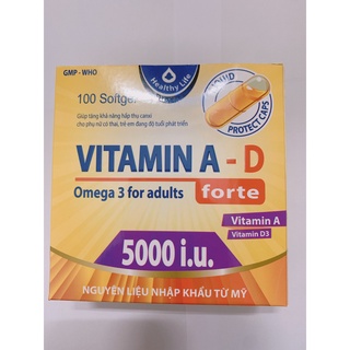 Vien uống vitamin ad bổ sung vitamin giup giảm khô mắt