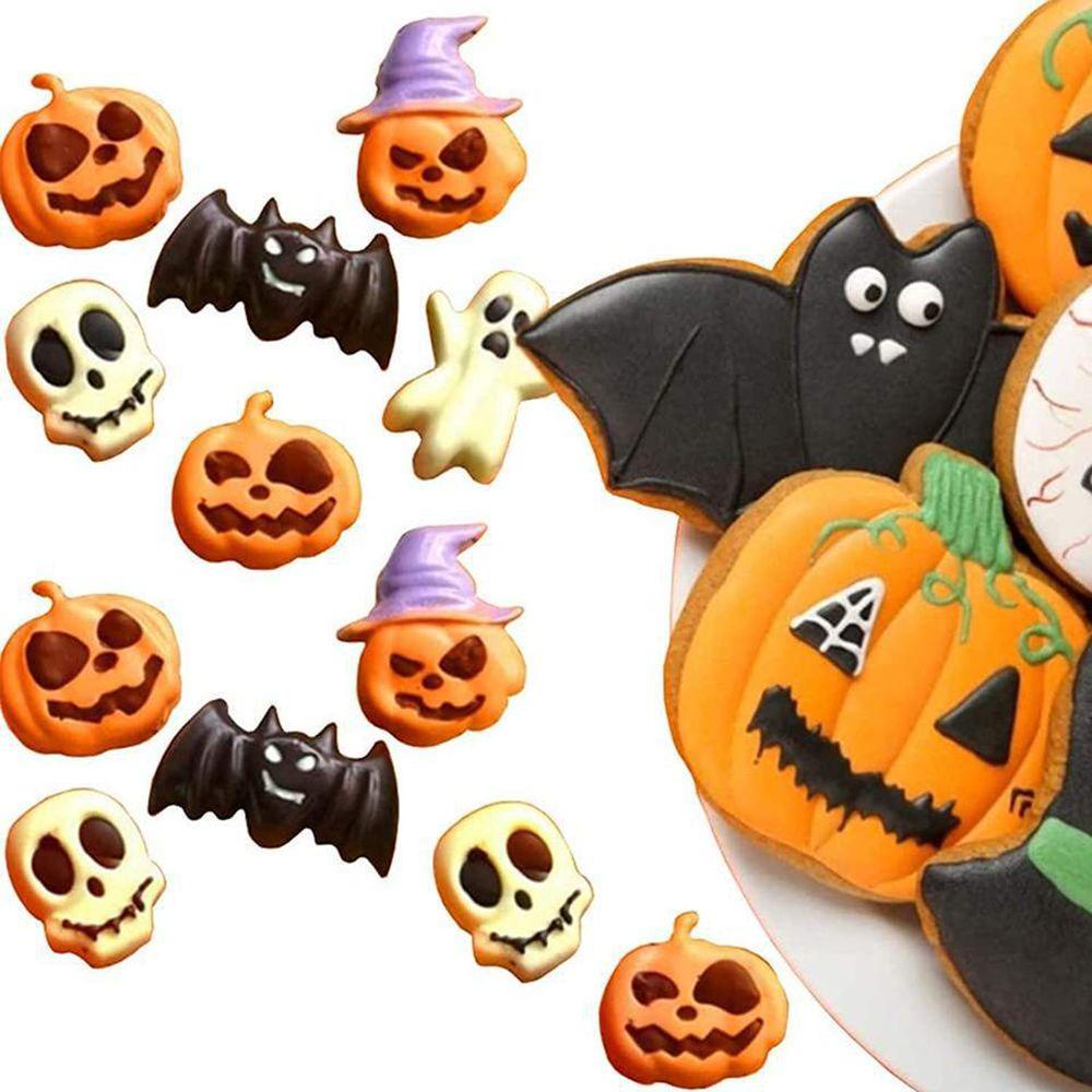 Khuôn Làm Bánh Hình Đầu Lâu / Dơi / Bí Ngô Phong Cách Halloween Độc Đáo DIY