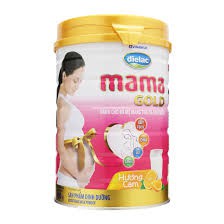 Sữa bột pha sẵn Dielac Mama Gold vani lon 900g