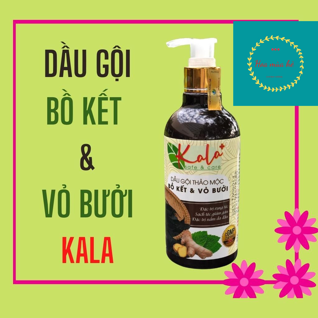 DẦU GỘI THẢO MỘC KALA (CHIẾT XUẤT BỒ KẾT VÀ VỎ BƯỞI) chai 300ml