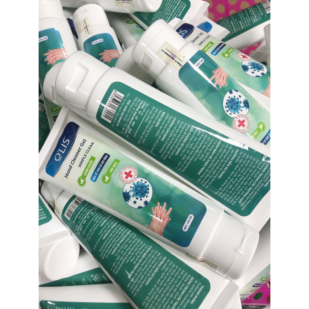 [Giá sỉ] Combo 10 tuýp Gel rửa tay khô kháng khuẩn O'LIS - Đầy đủ công bố chất lượng